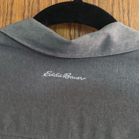 EDDIE BAUER SLEEVELESS MED GRAY DRESS - Picture 3 of 7